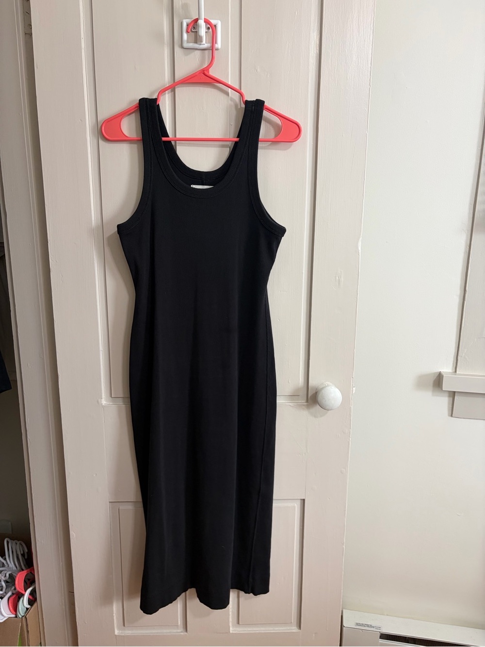 Everlane Black 90's Rib Dress